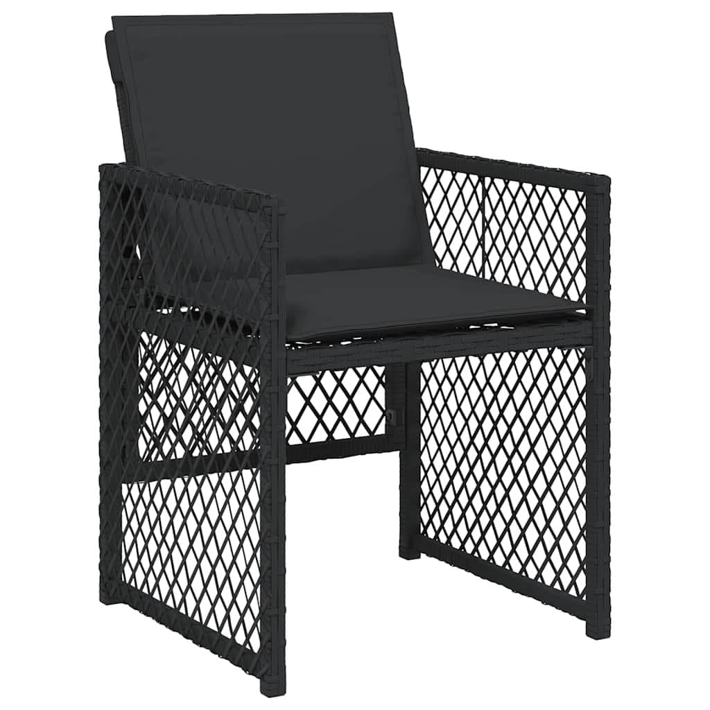 15 Piece Garden Dining Set with Poly Rattan Chairs