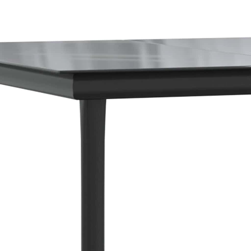 5 Piece Outdoor Dining Set with Cushions in Grey