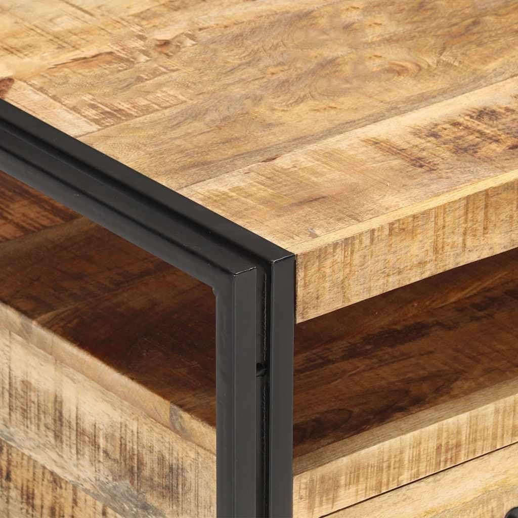 Coffee Table 100x55x45 cm with Drawers Shelf Storage Living Room Accent Table