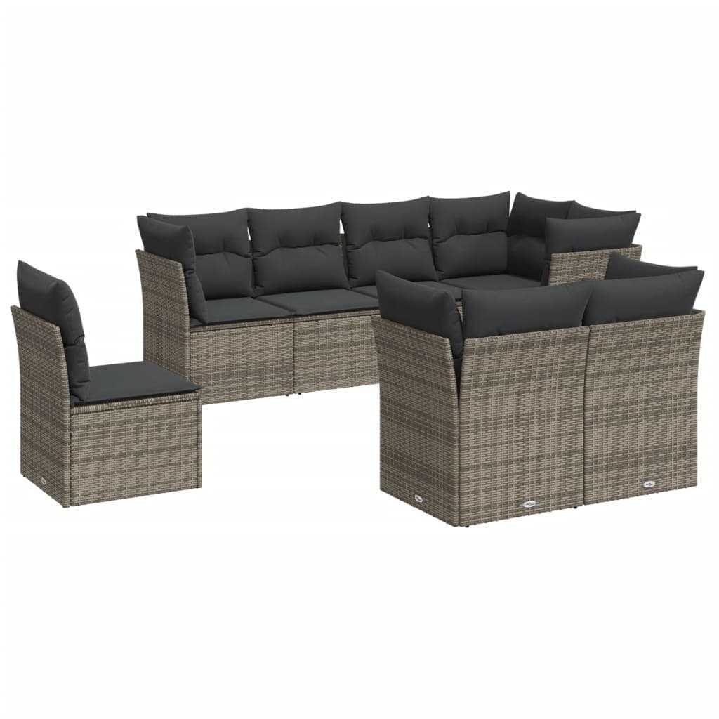 8-Piece Modular Garden Sofa Set for Outdoor Spaces