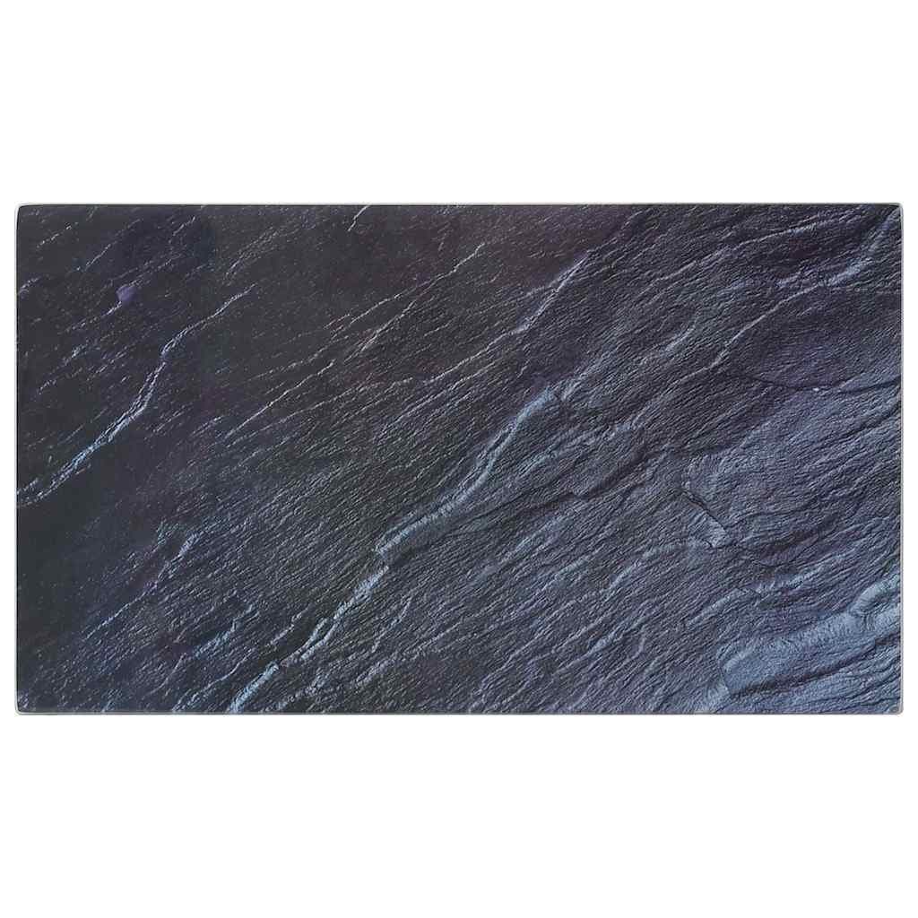 Tempered Glass Chopping Boards Set of 2 in Black
