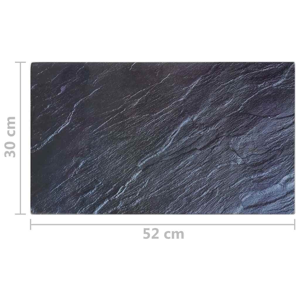Tempered Glass Chopping Boards Set of 2 in Black
