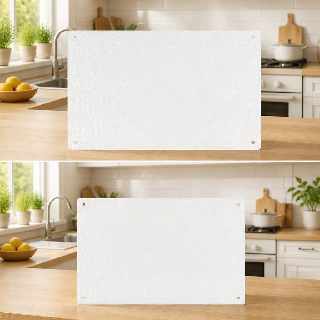 Tempered Glass Chopping Boards Set of 2