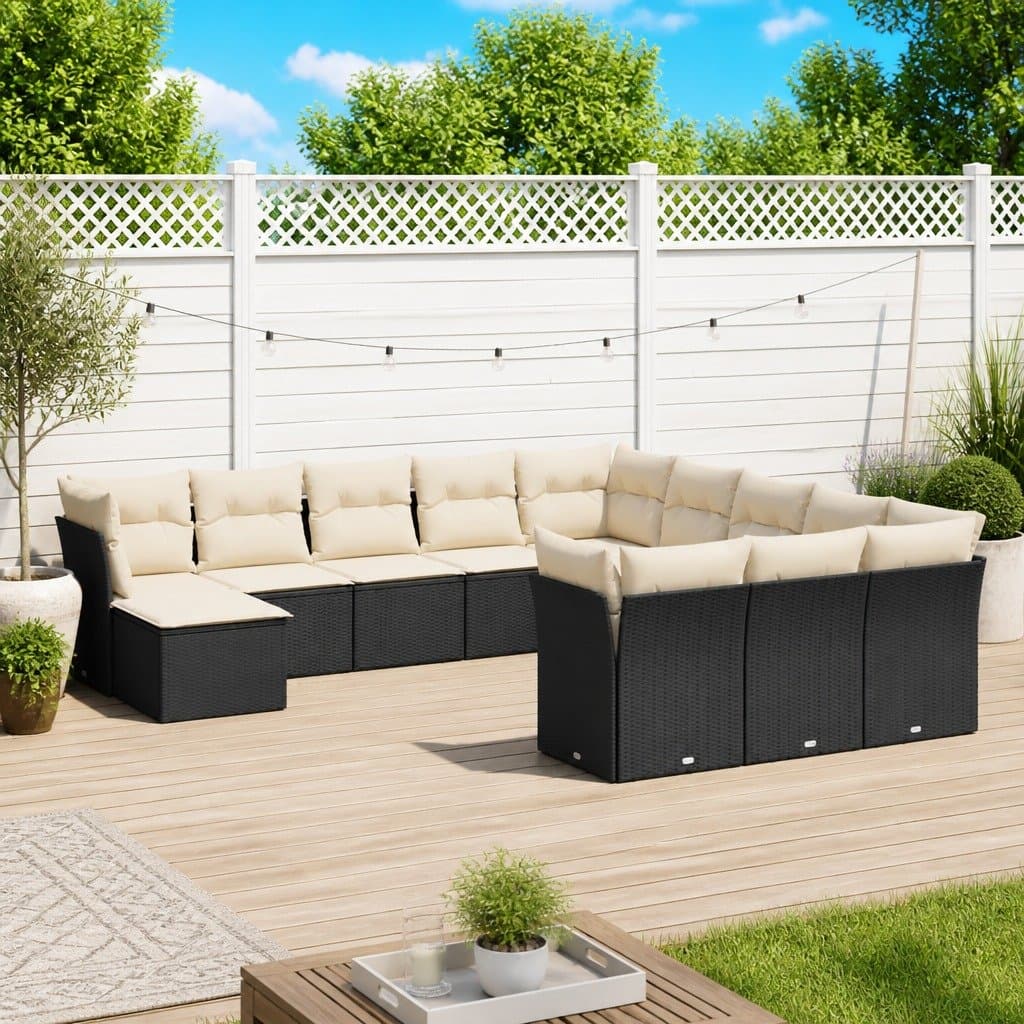 12 Piece Outdoor Garden Sofa Set with Storage