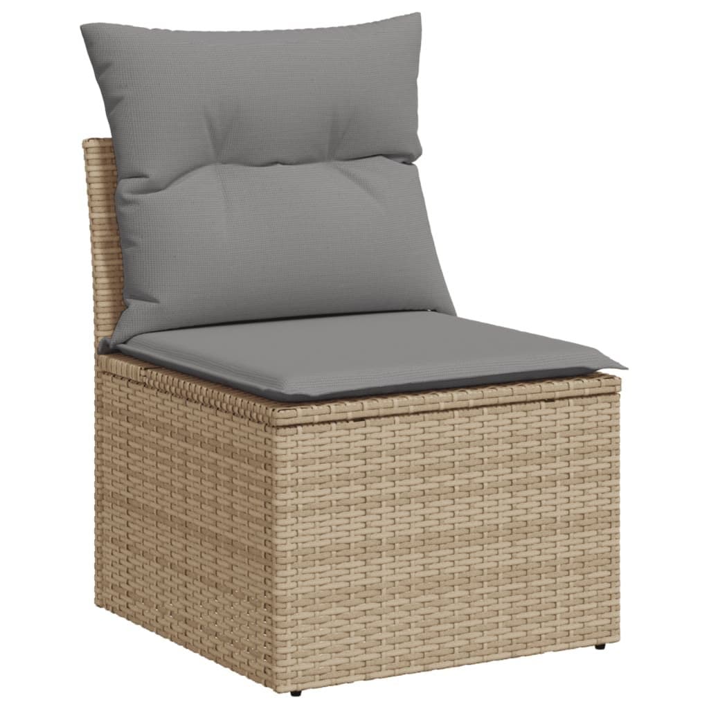 10-Piece Outdoor Garden Sofa Set in Beige