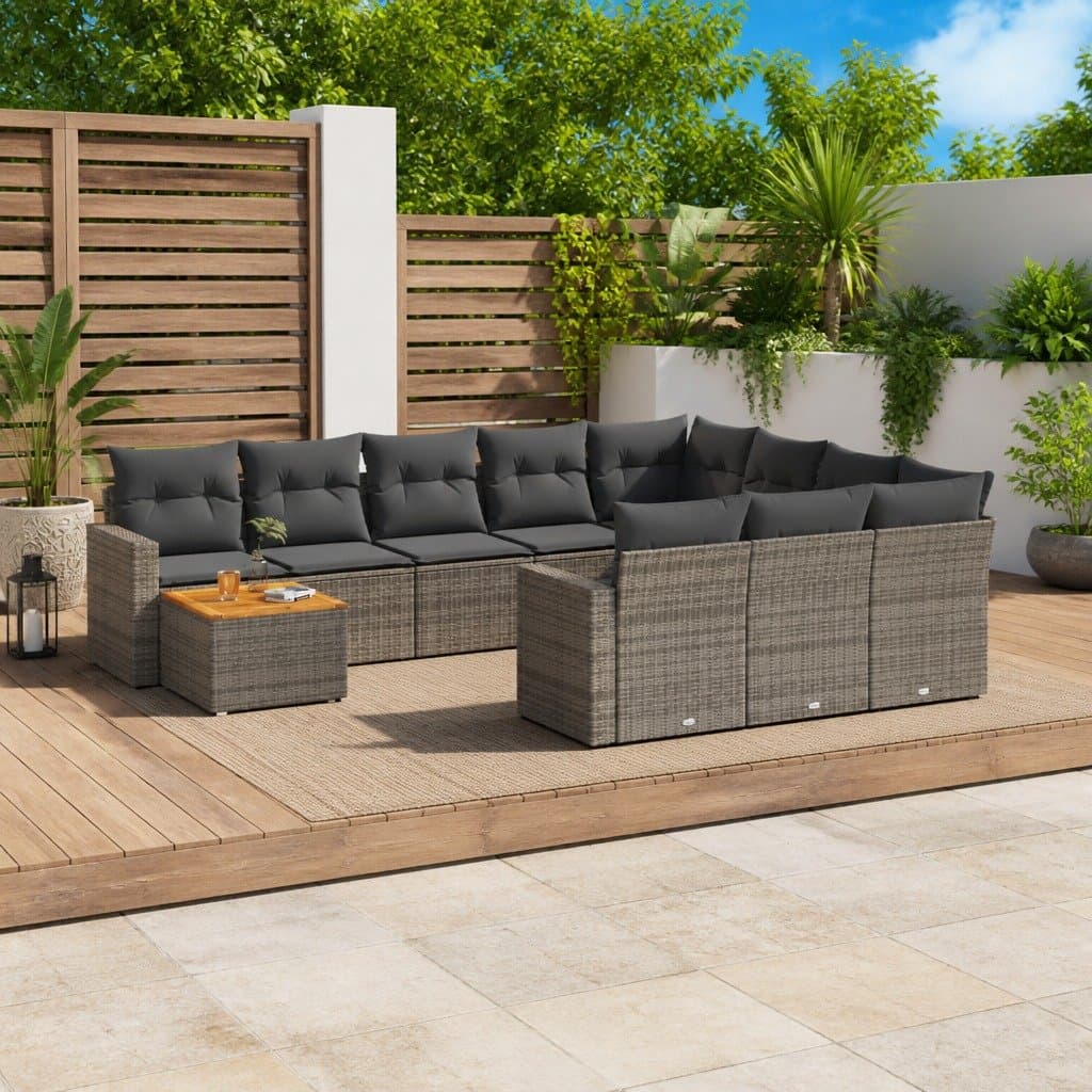 11-Piece Garden Sofa Set for Outdoor Relaxation