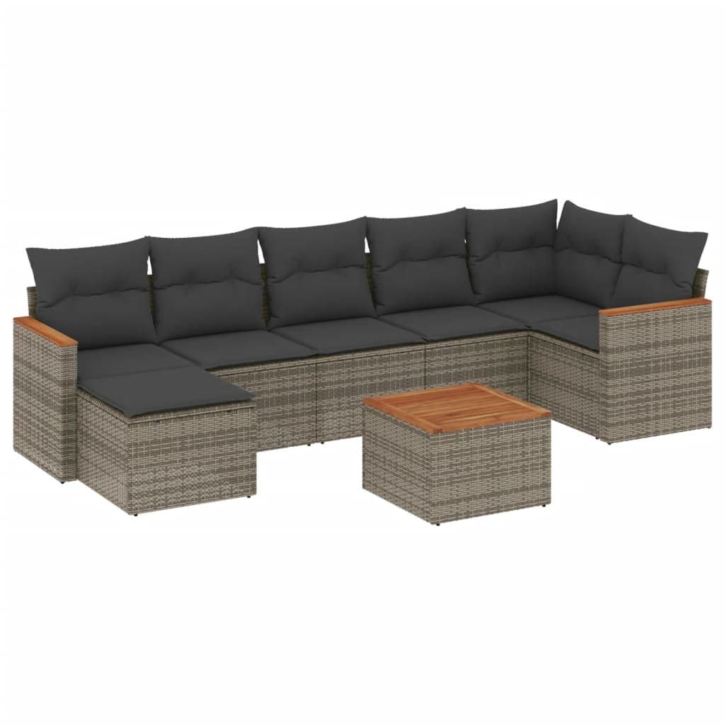 8 Piece Outdoor Modular Garden Sofa Set