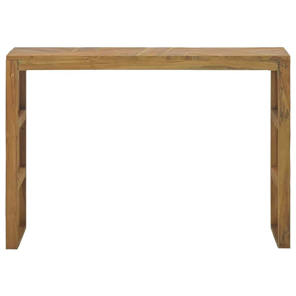 Teak Wood Console Table 110x35x75cm