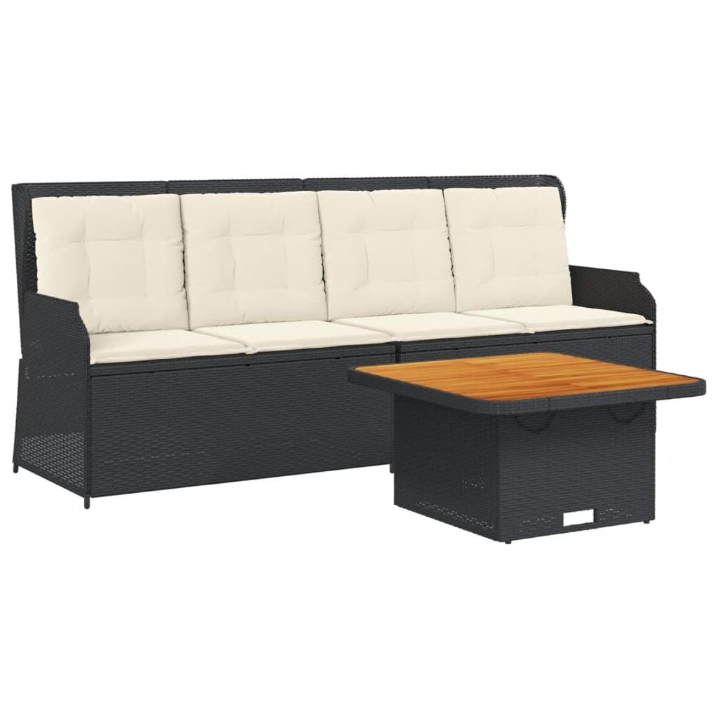 3 Piece Outdoor Garden Lounge Set with Cushions