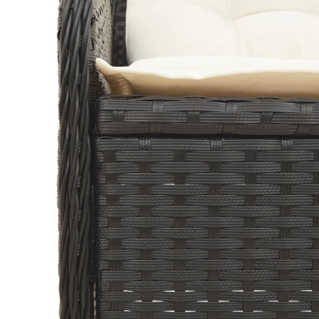 3 Piece Outdoor Garden Lounge Set with Cushions