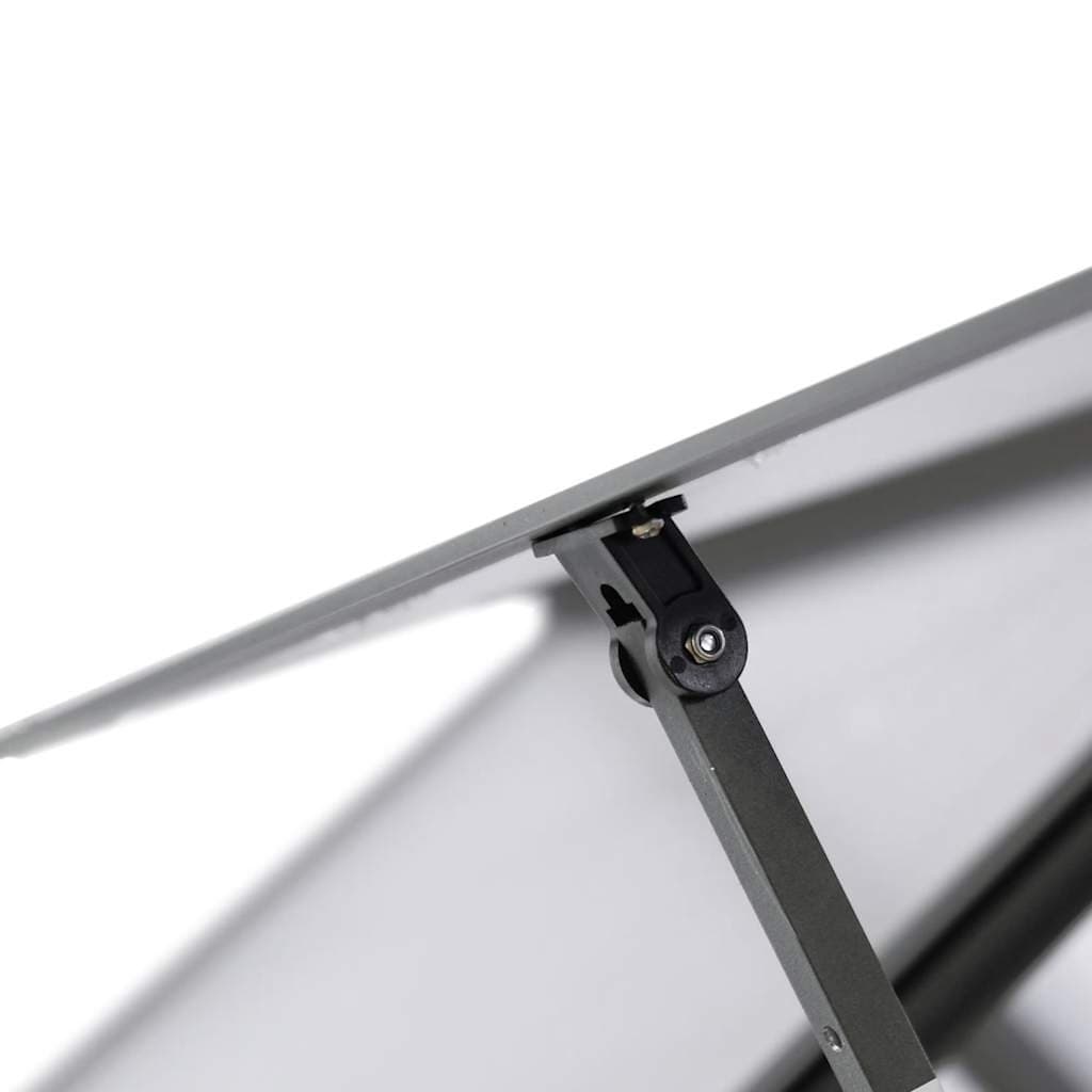 Aluminium Greenhouse with Polycarbonate Panels 334x169x195cm