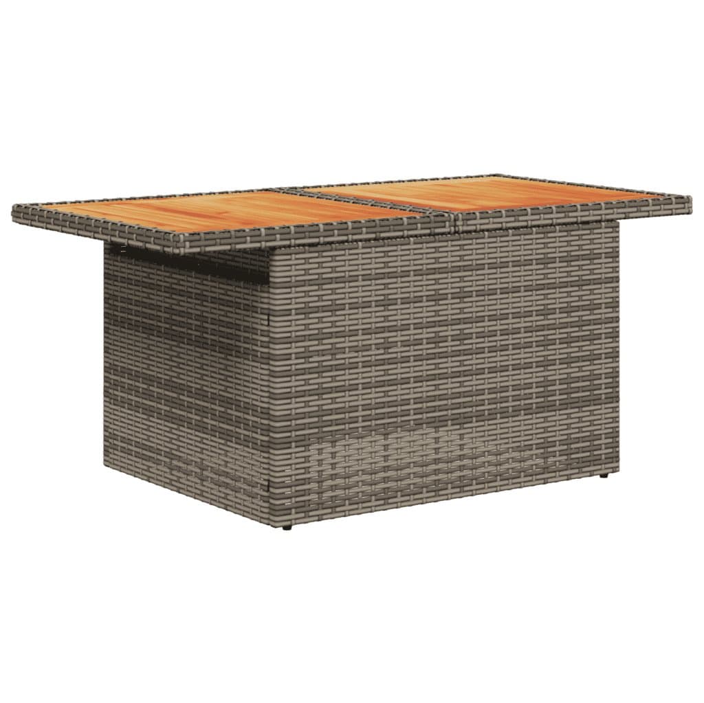 Garden Sofa Set 6 Piece Outdoor Furniture Grey