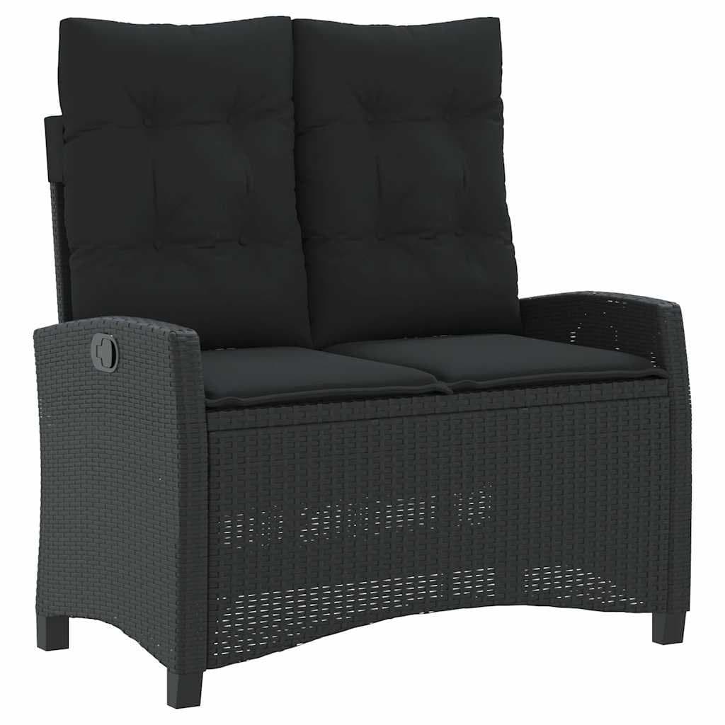 Adjustable Garden Dining Set 2-Piece Black