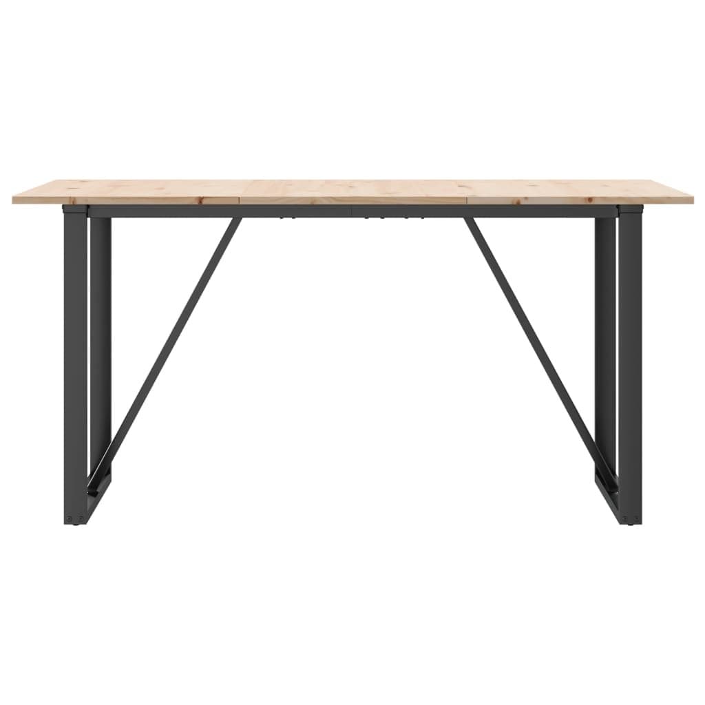O-Frame Dining Table in Solid Pine Wood