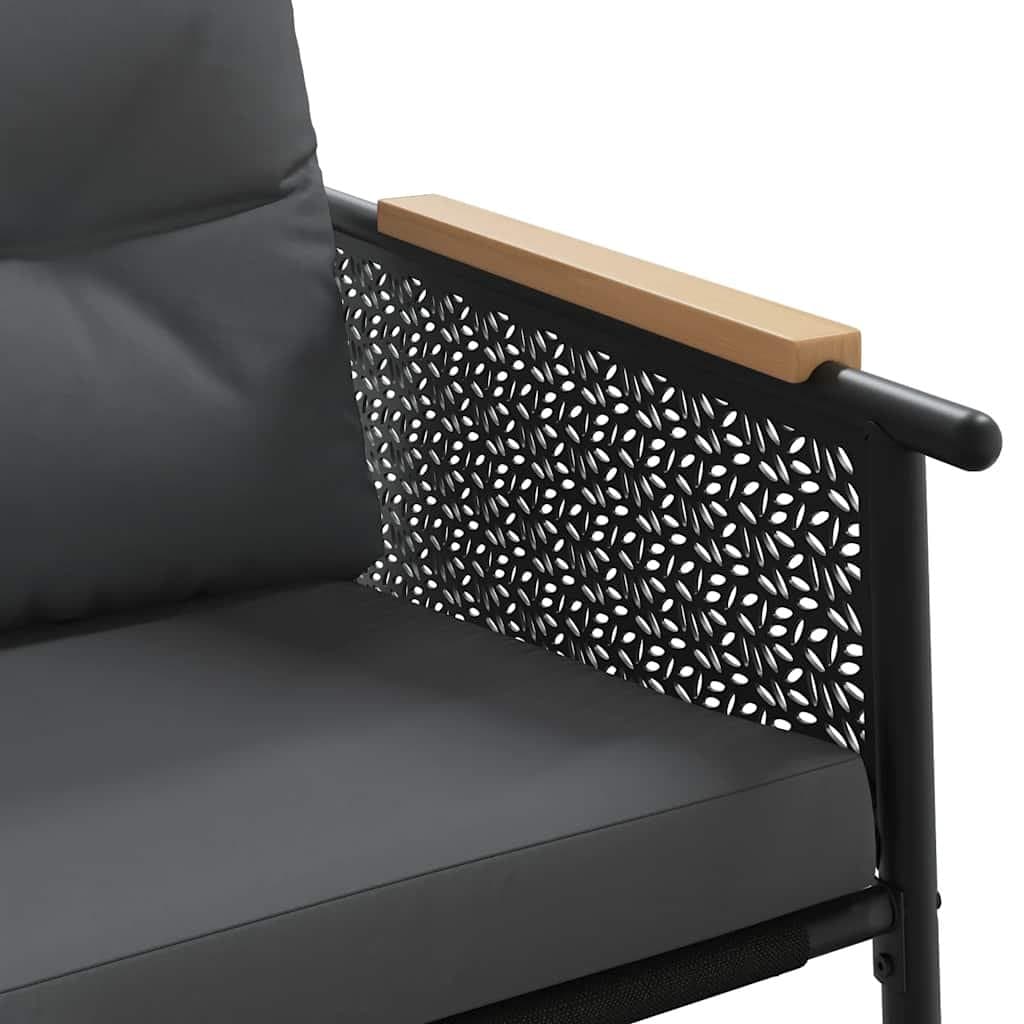 5 Piece Balcony Furniture Set with Cushions