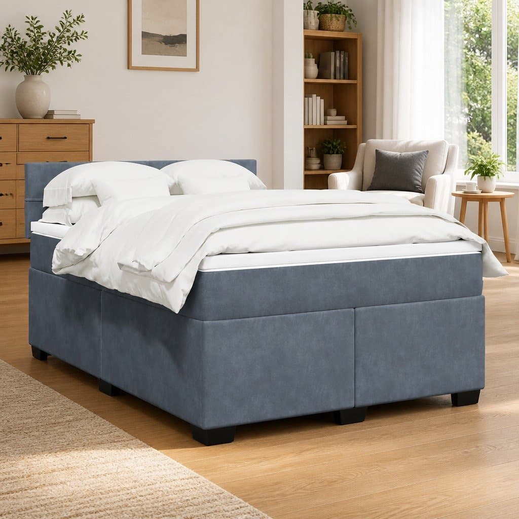 Pocket Spring Mattress Box Spring Bed in Queen Size