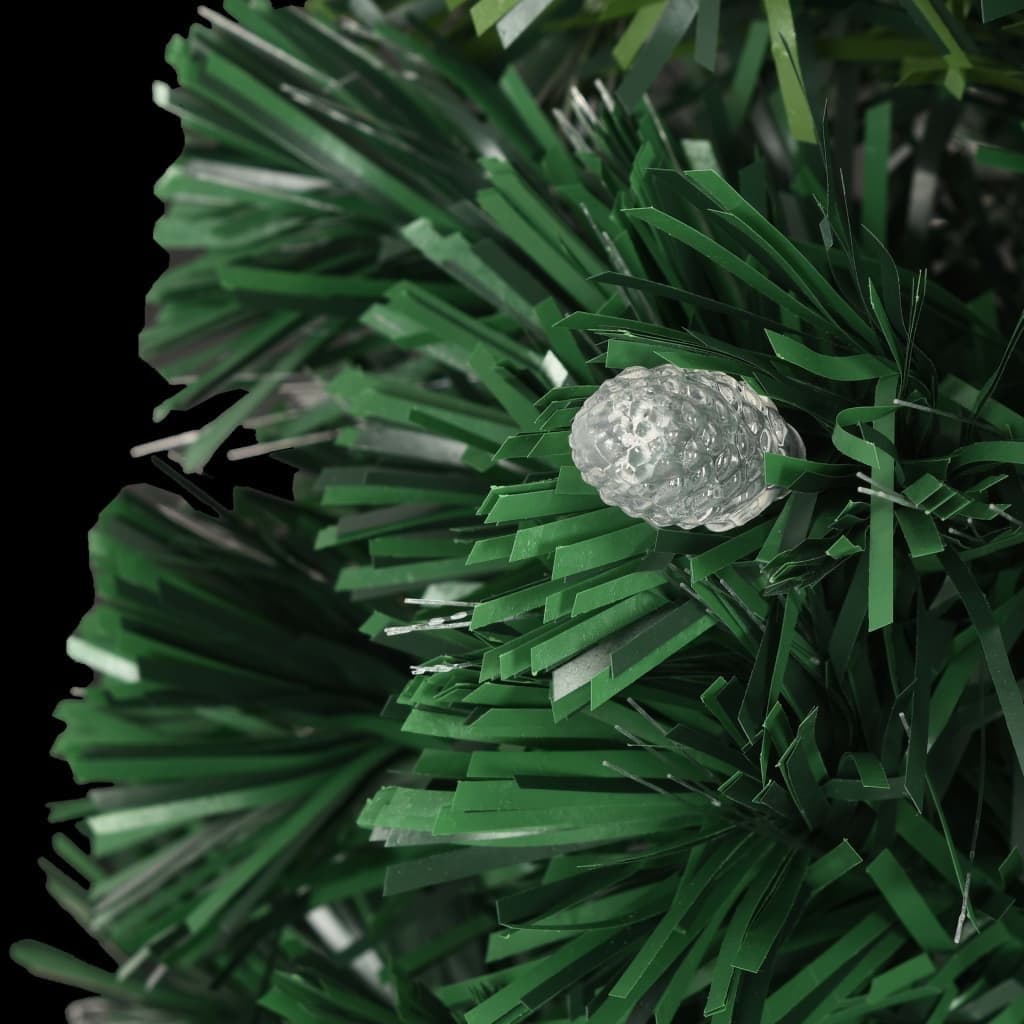 180cm Pre-lit Christmas Tree with Fibre Optic LED