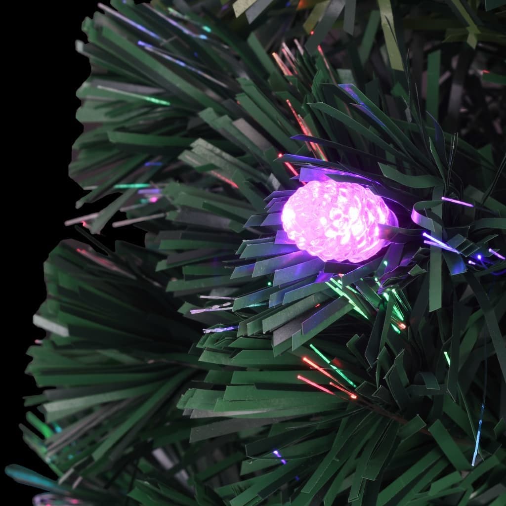 180cm Pre-lit Christmas Tree with Fibre Optic LED