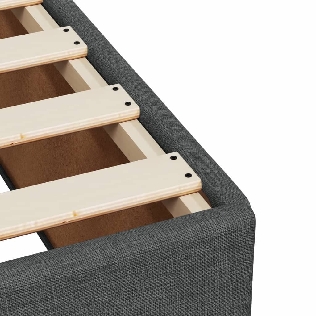 Queen Box Spring Bed with Adjustable Headboard
