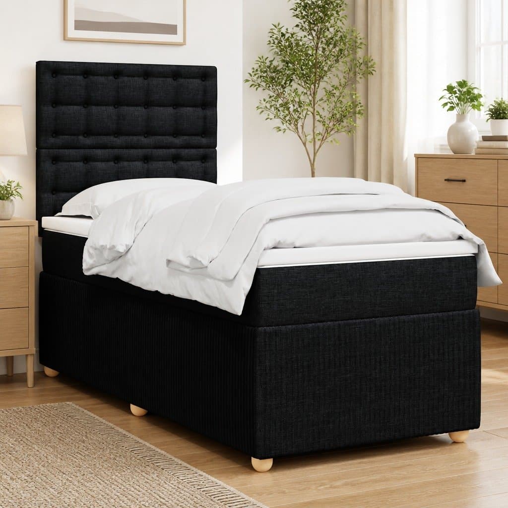 Adjustable King Single Box Spring Bed with Pocket Mattress