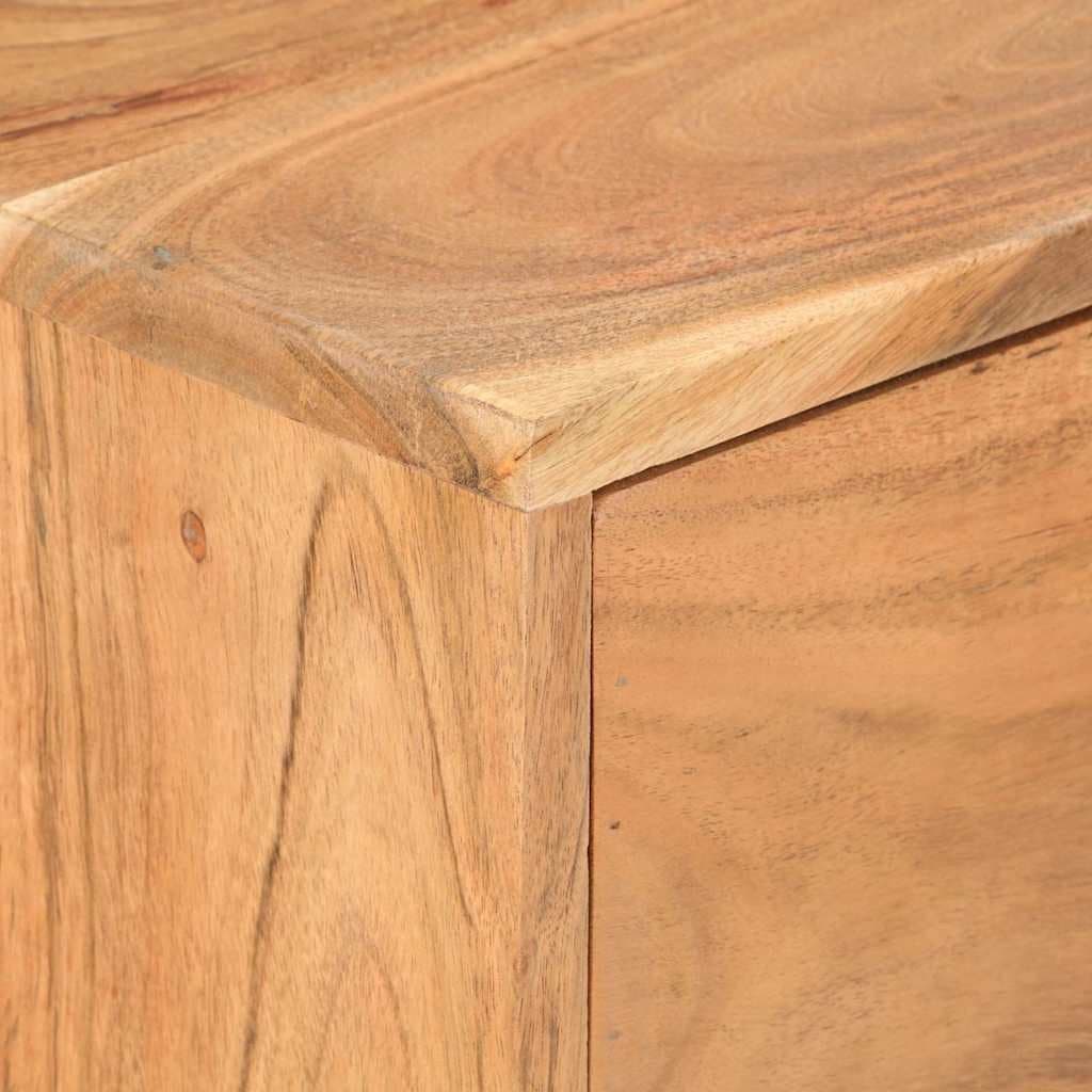 Sideboard Cabinet 88x30x73cm Brown Solid Acacia Wood Storage Furniture with