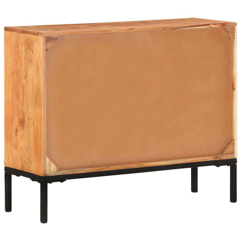 Sideboard Cabinet 88x30x73cm Brown Solid Acacia Wood Storage Furniture with