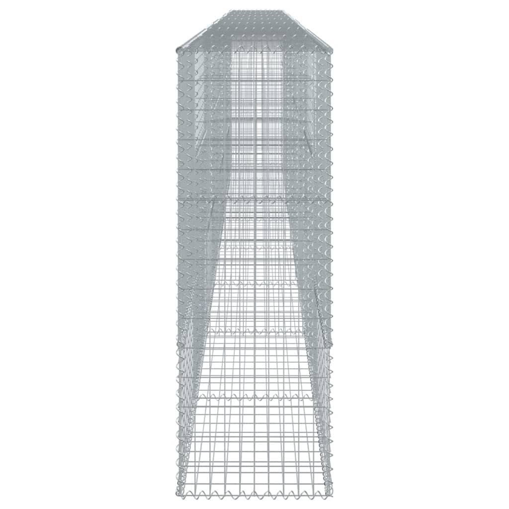 Gabion Basket with Cover 800x50x150 cm Galvanised Iron