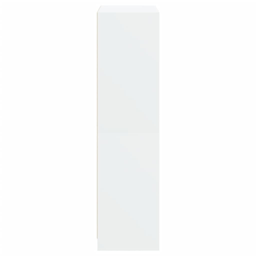 White Highboard Storage Cabinet with Doors