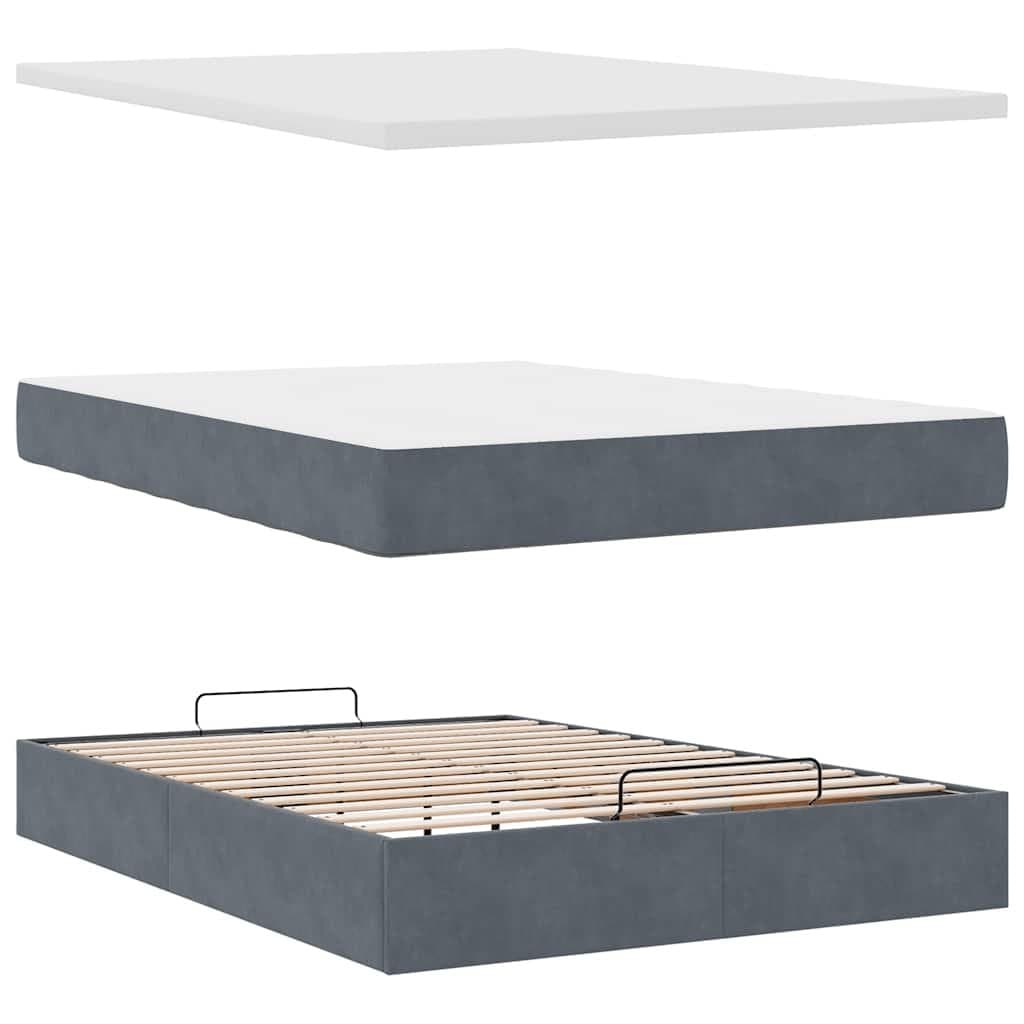 Queen Ottoman Bed with Pocket Spring Mattress