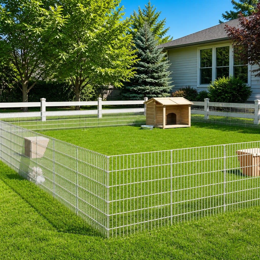 48-Panel Small Animal Enclosure for Rabbits