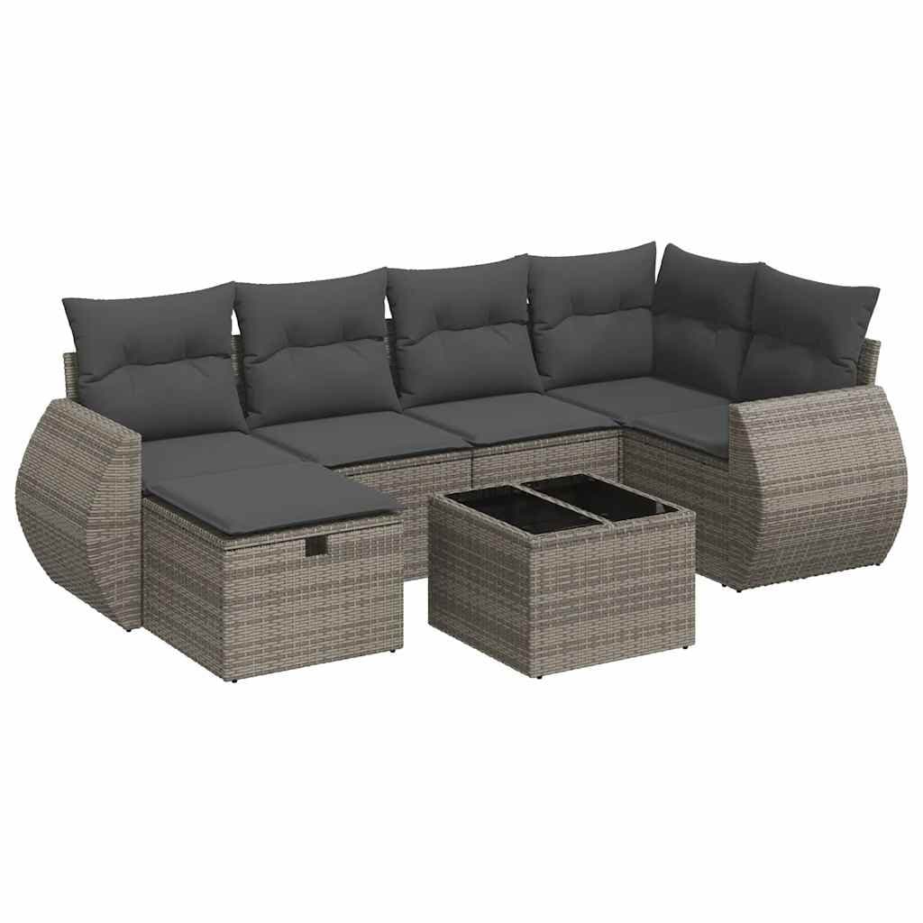 7-Piece Garden Sofa Set for Outdoor Relaxation