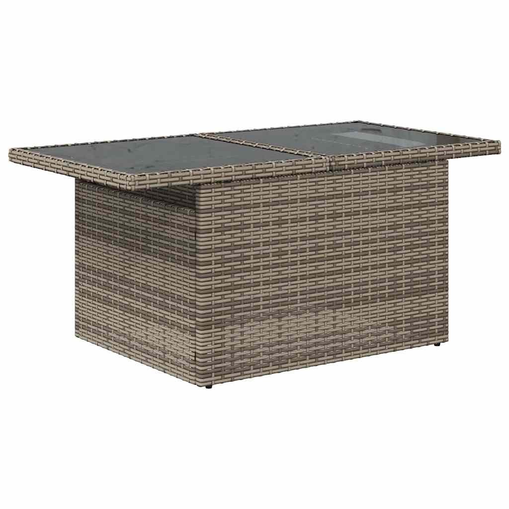 7-Piece Modular Grey Outdoor Garden Sofa Set