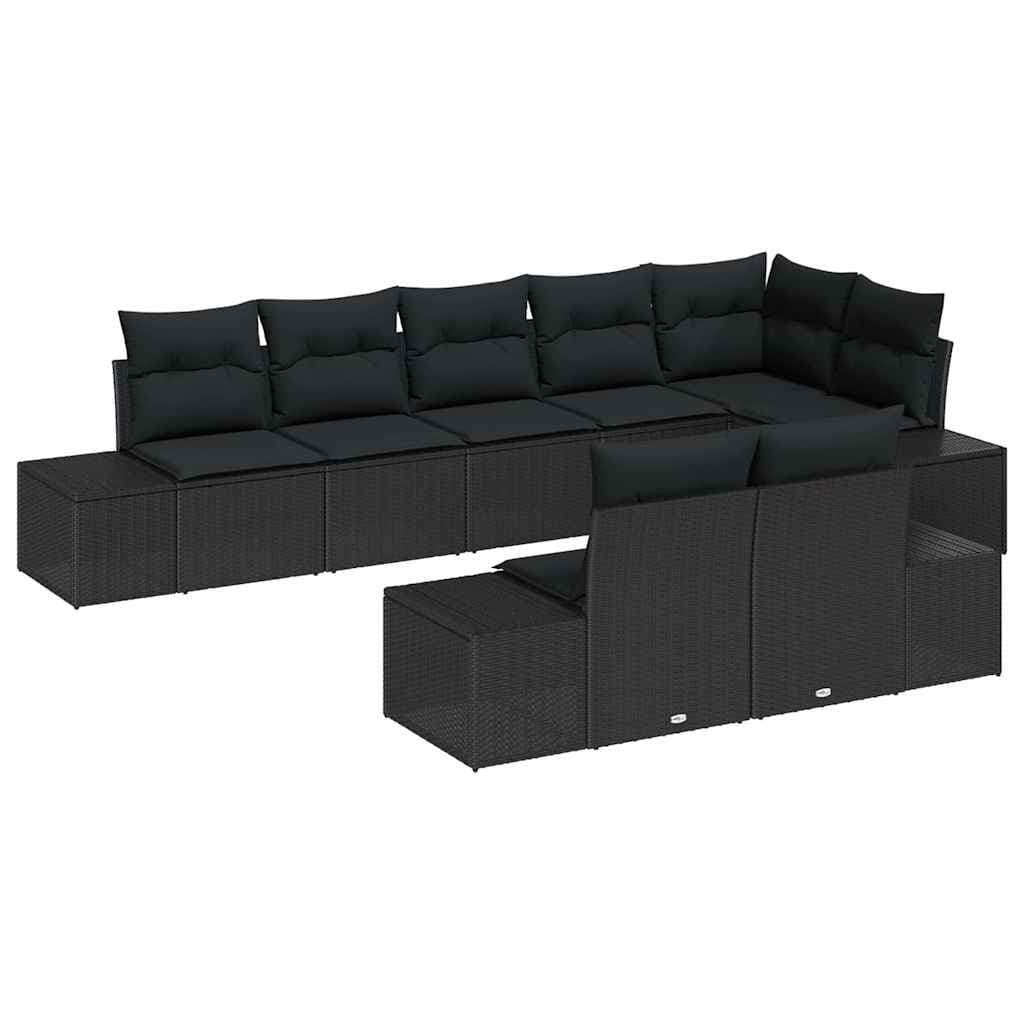 8 Piece Modular Garden Sofa Set with Storage Bag