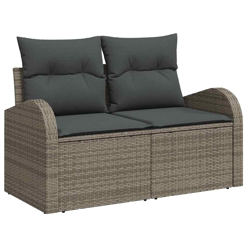 6-Piece Modular Outdoor Sofa Set in Grey
