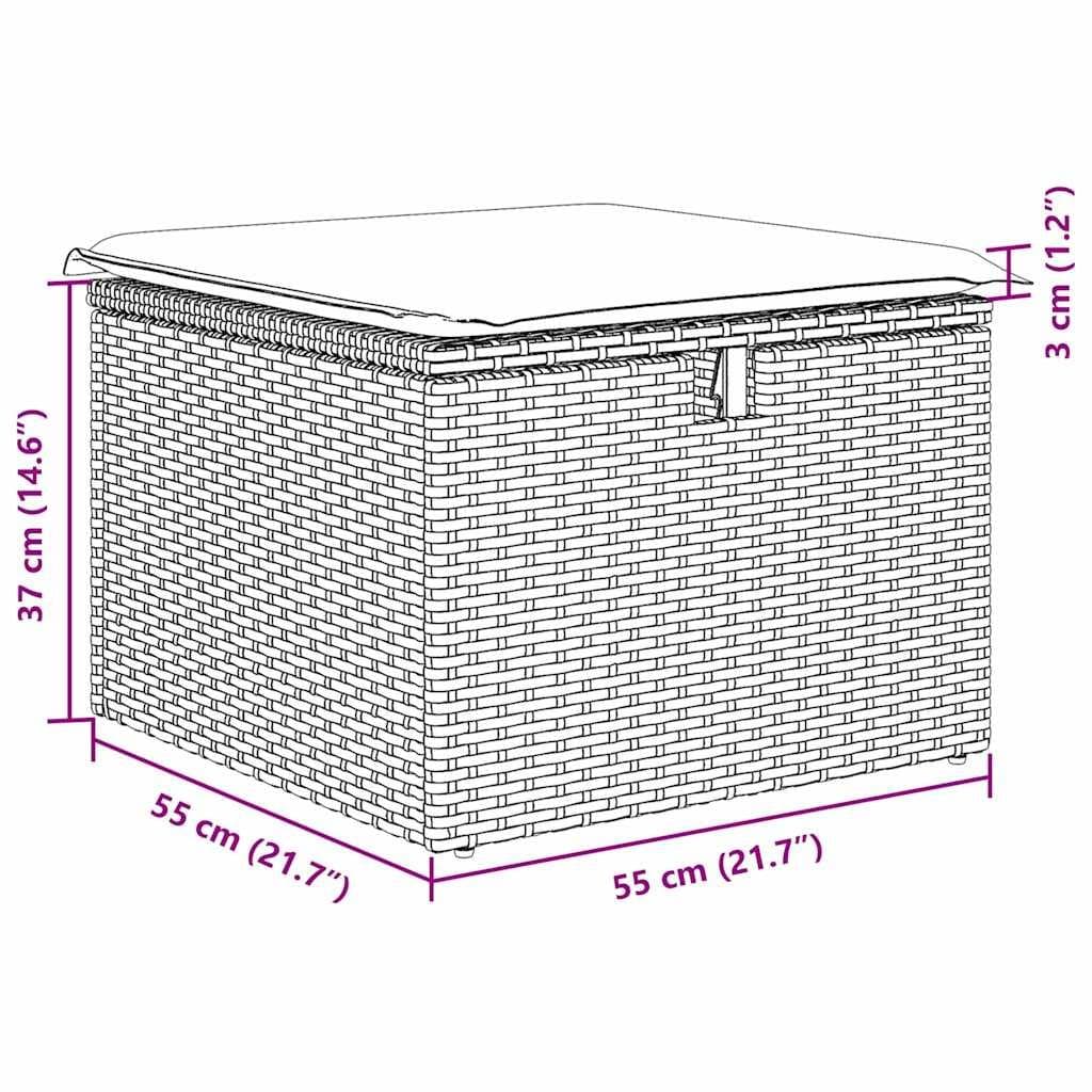 Outdoor Sofa Set with Storage for Garden Spaces