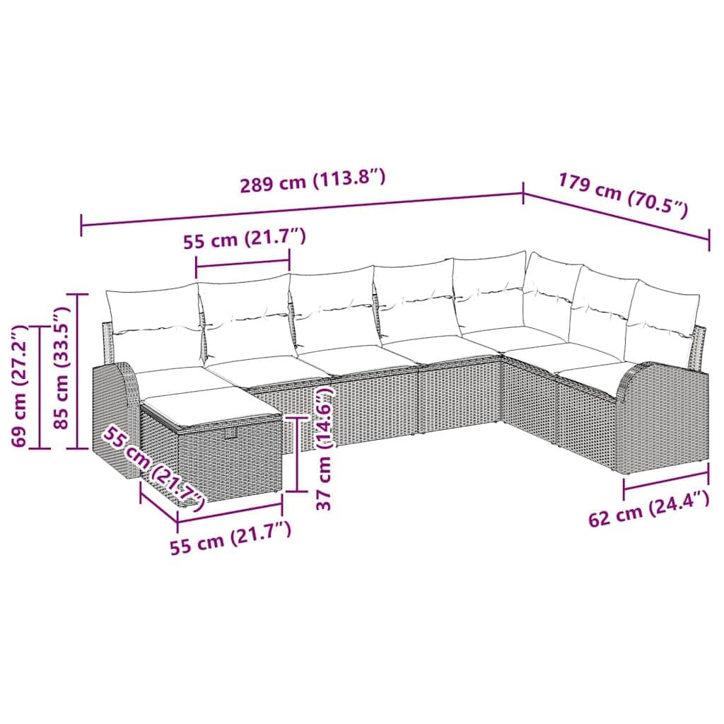 Outdoor Sofa Set with Storage for Garden Spaces