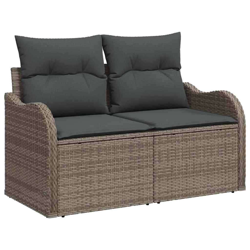 Modular 7-Piece Outdoor Garden Sofa Set in Grey
