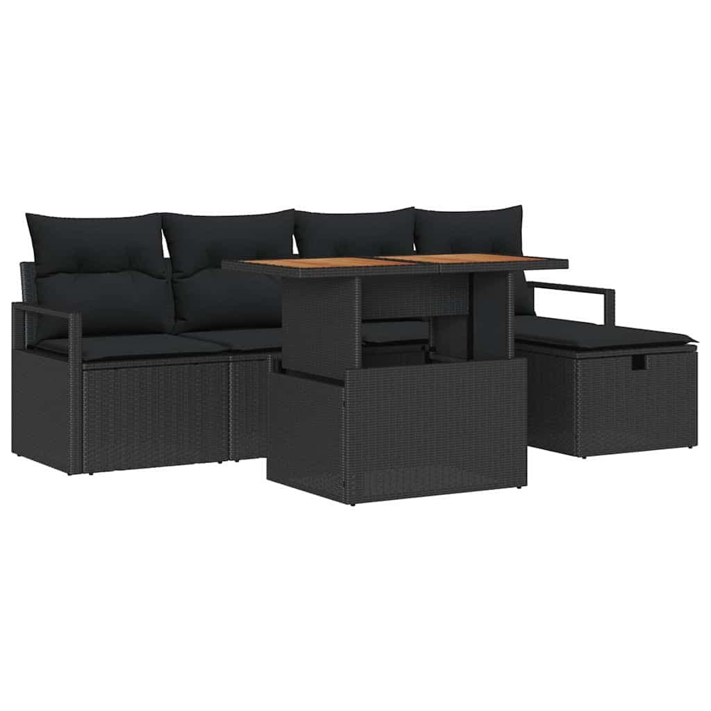 6-Piece Garden Sofa Set with Durable Build