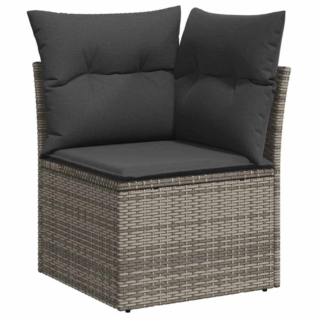 9pc Modular Poly Rattan Outdoor Sofa Set