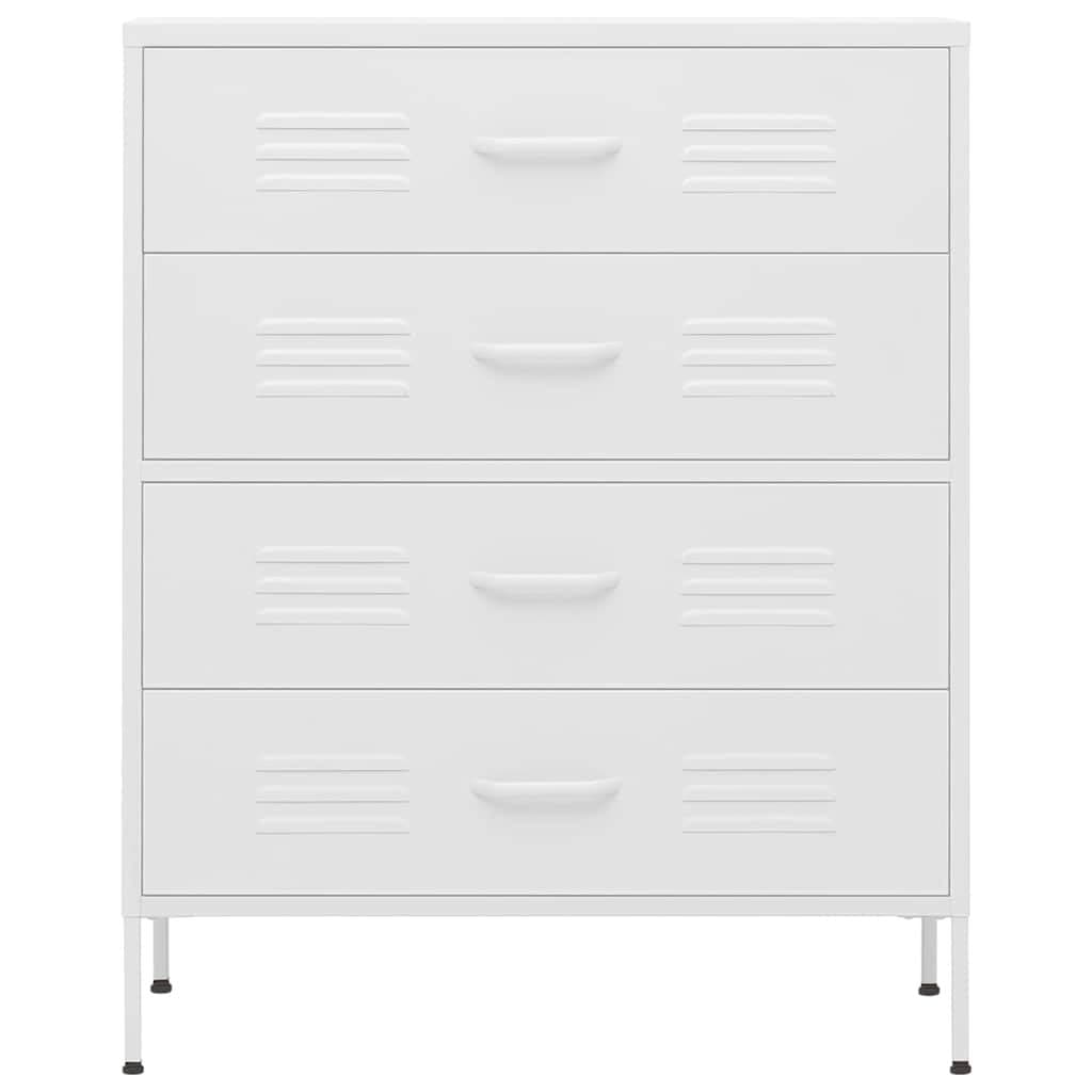 Chest of Drawers White Storage Cabinet Bedroom Furniture Organiser Drawers