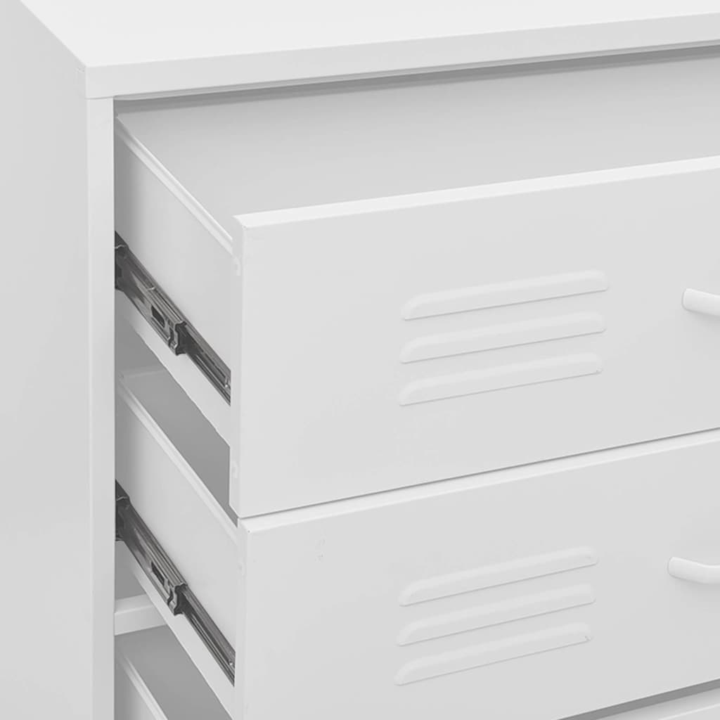Chest of Drawers White Storage Cabinet Bedroom Furniture Organiser Drawers