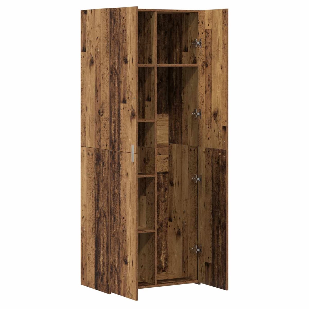 Rustic Wooden Buffet Sideboard Cabinet