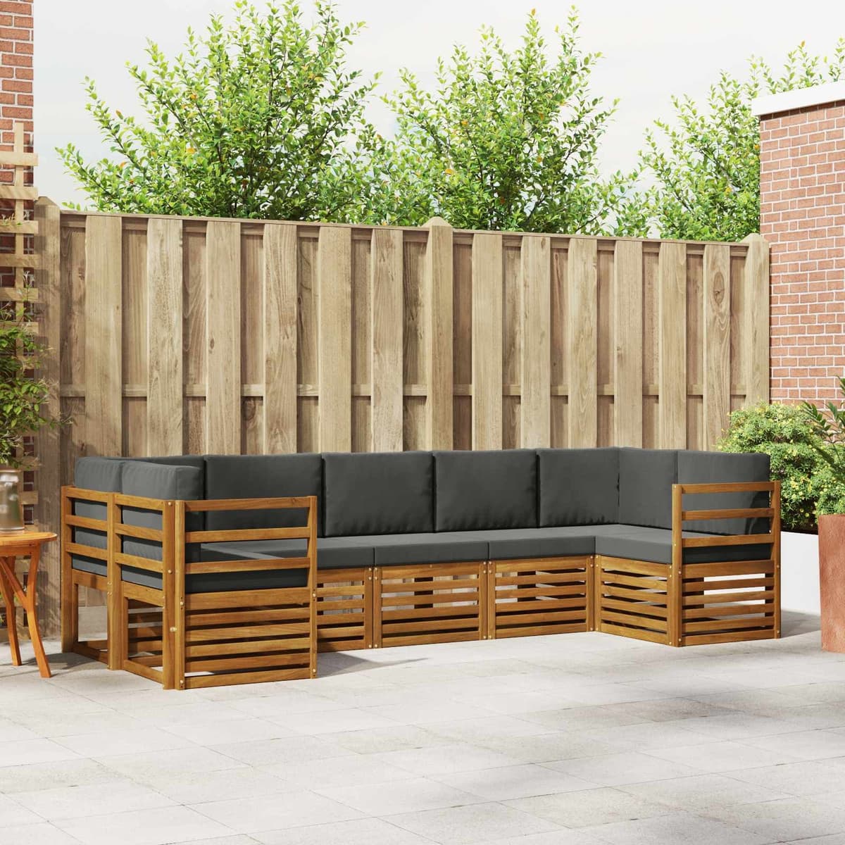 7-Piece Outdoor Sectional Sofa Set for Patios