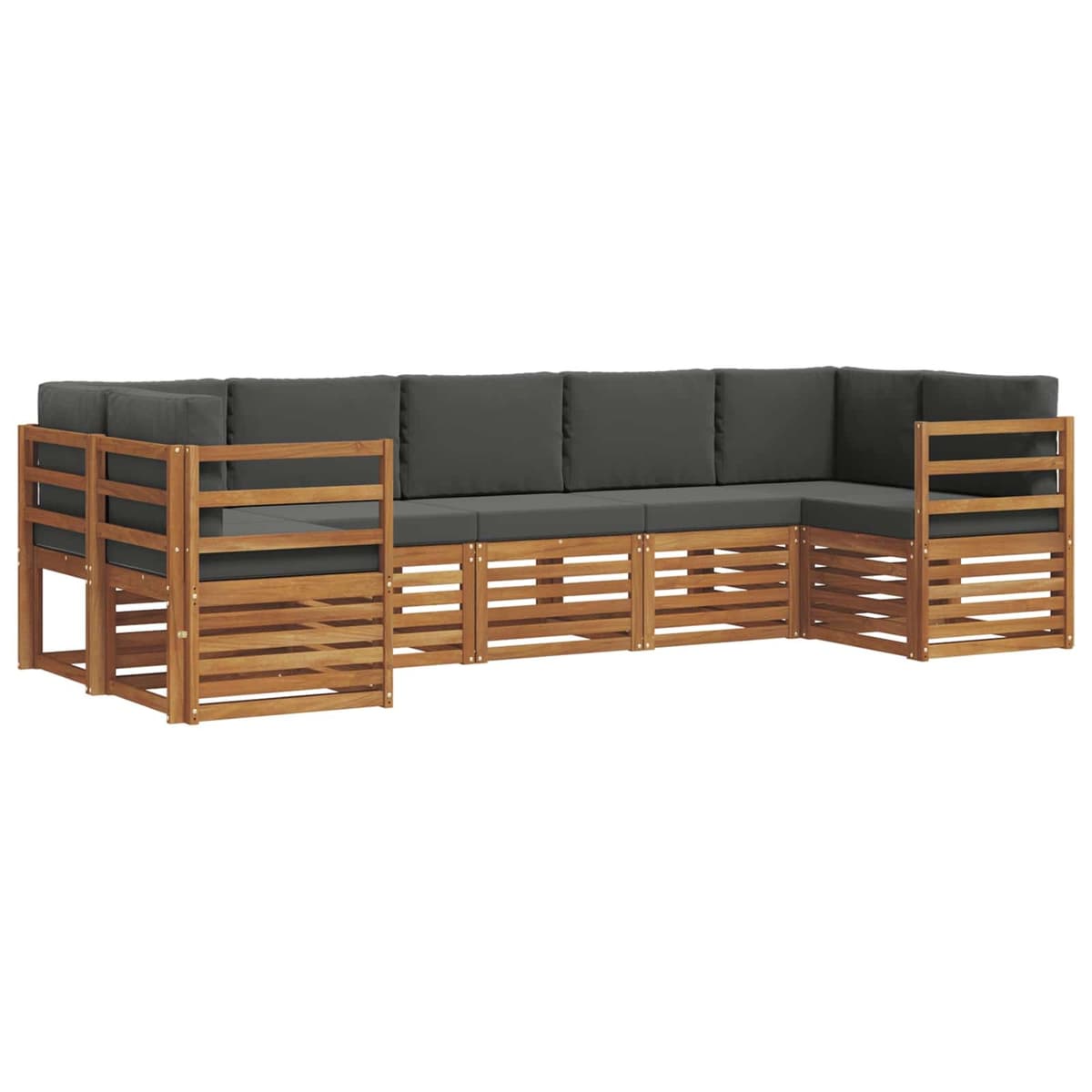 7-Piece Outdoor Sectional Sofa Set for Patios