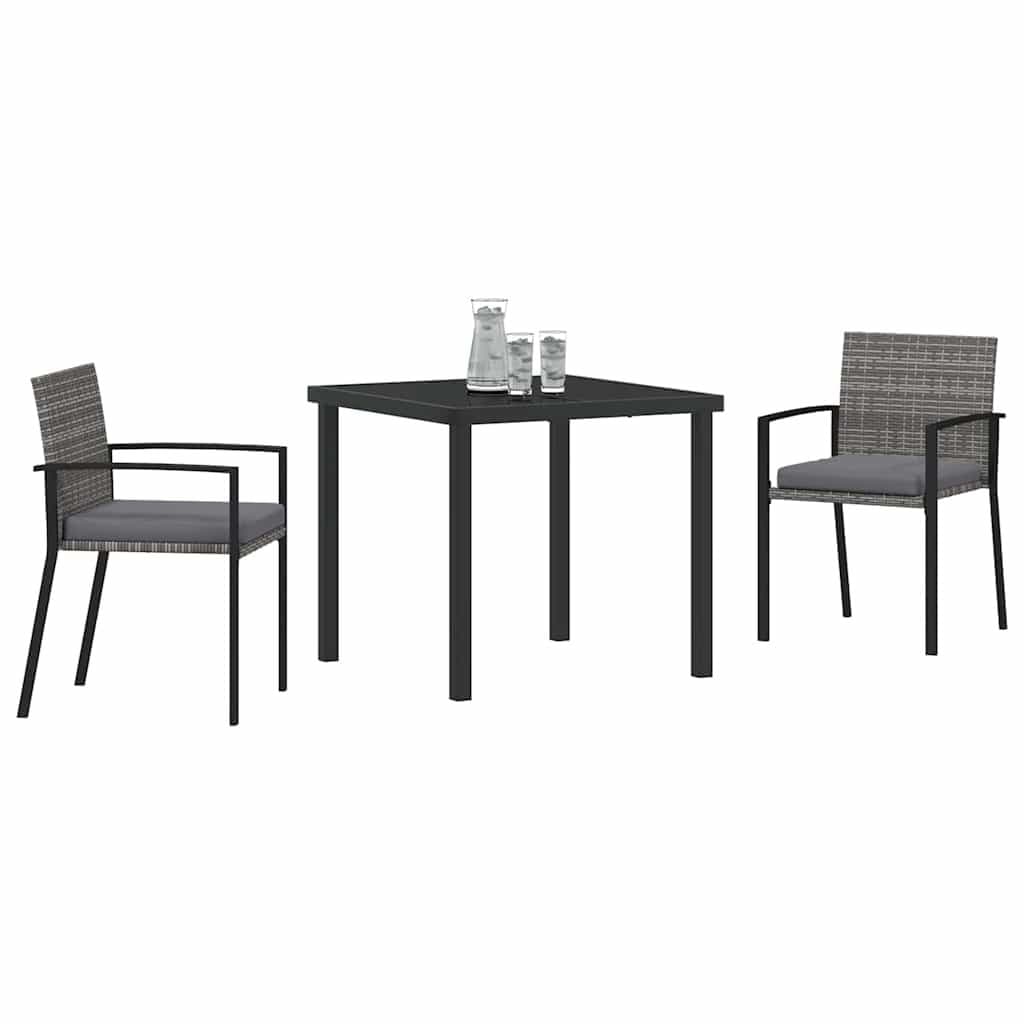 3 Piece Garden Dining Set for Outdoor Enjoyment