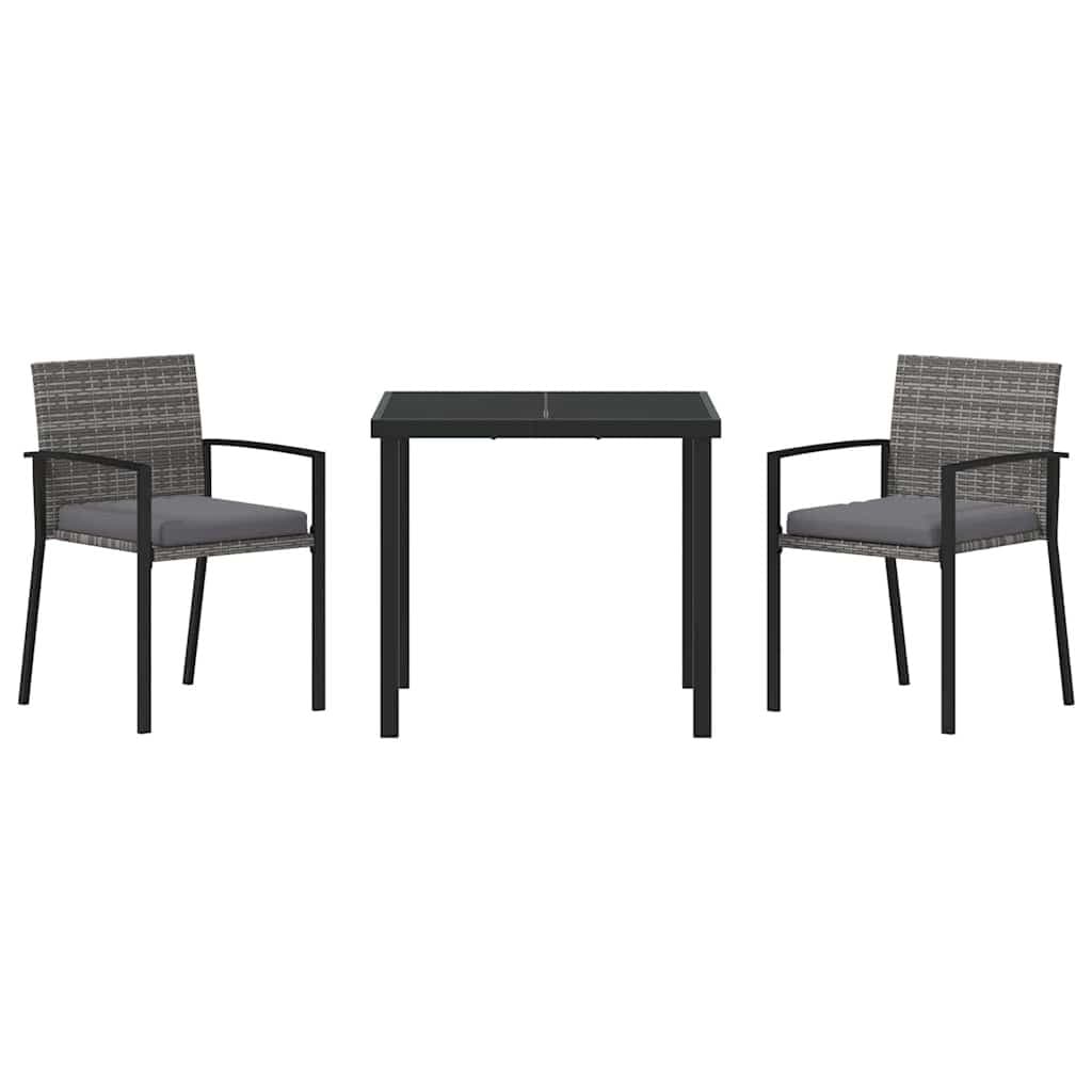 3 Piece Garden Dining Set for Outdoor Enjoyment