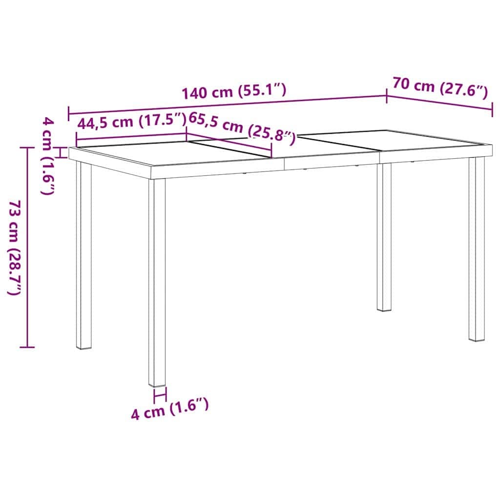 Grey 5 Piece Garden Dining Set with Poly Rattan