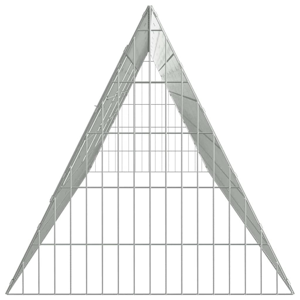 Galvanised Steel Chicken Cage for Outdoor Use 430 x 55 x 55 cm