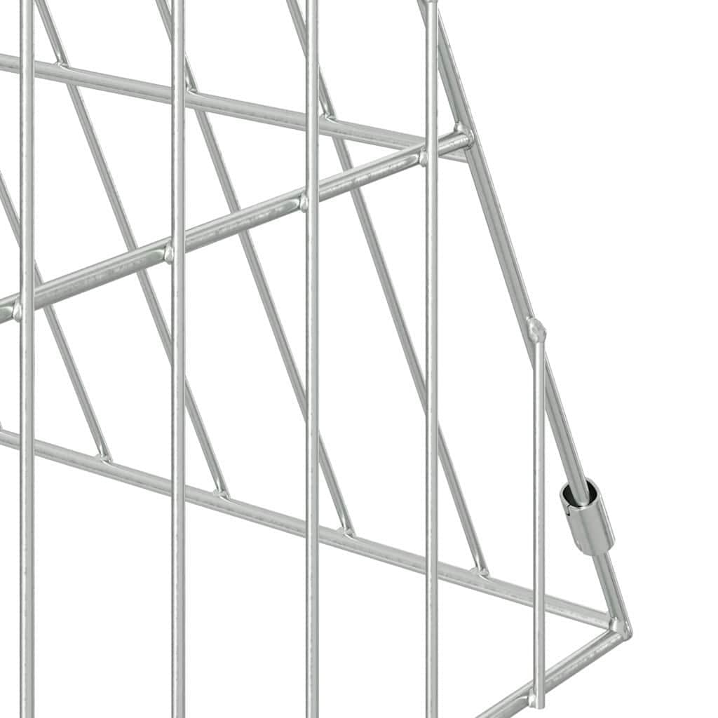Galvanised Steel Chicken Cage for Outdoor Use 430 x 55 x 55 cm