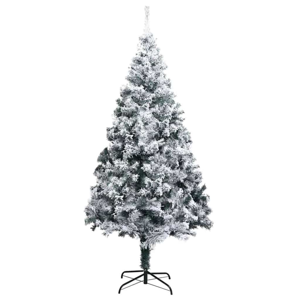 Artificial Christmas Tree White 180cm Cone Shape LED String Lights USB Powered